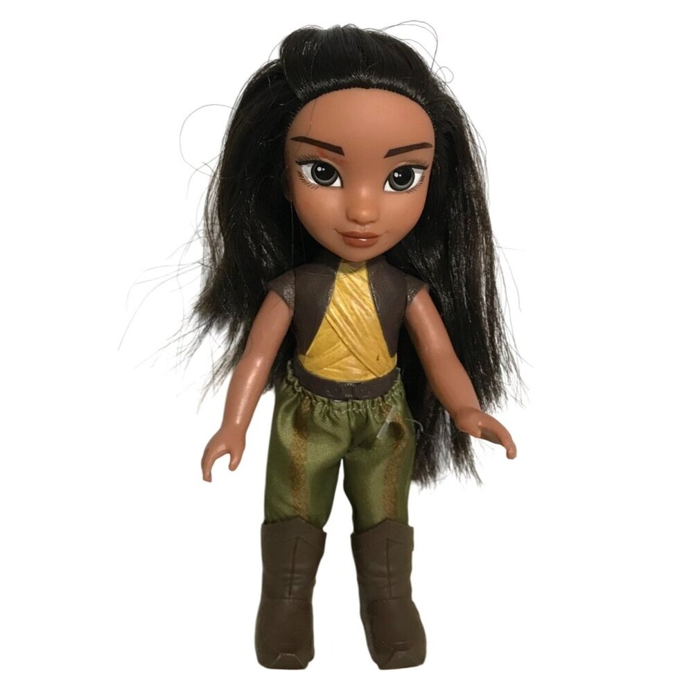 Disney Raya Doll 6.5 Inch Figure With Long Black Hair & Detailed Outfit